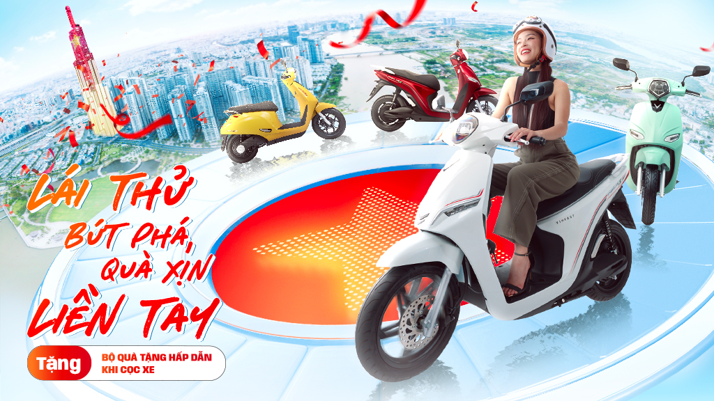 Lịch lái thử xe máy điện VinFast trên toàn quốc tháng 4/2024